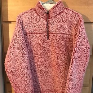 Pink Sherpa pullover